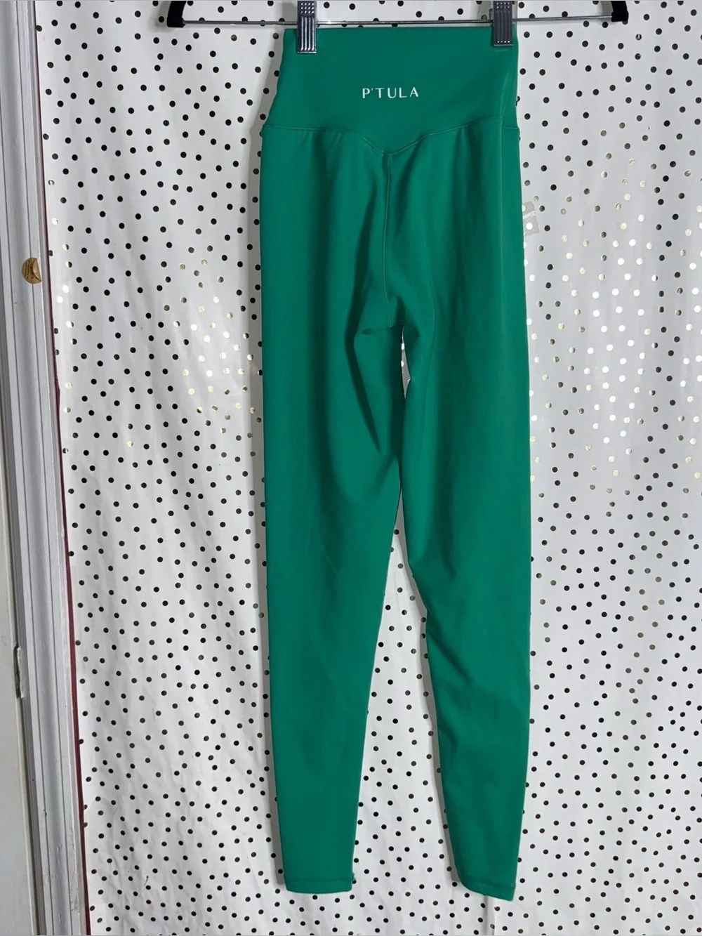 P'tula High-Waist Emerald Green Leggings